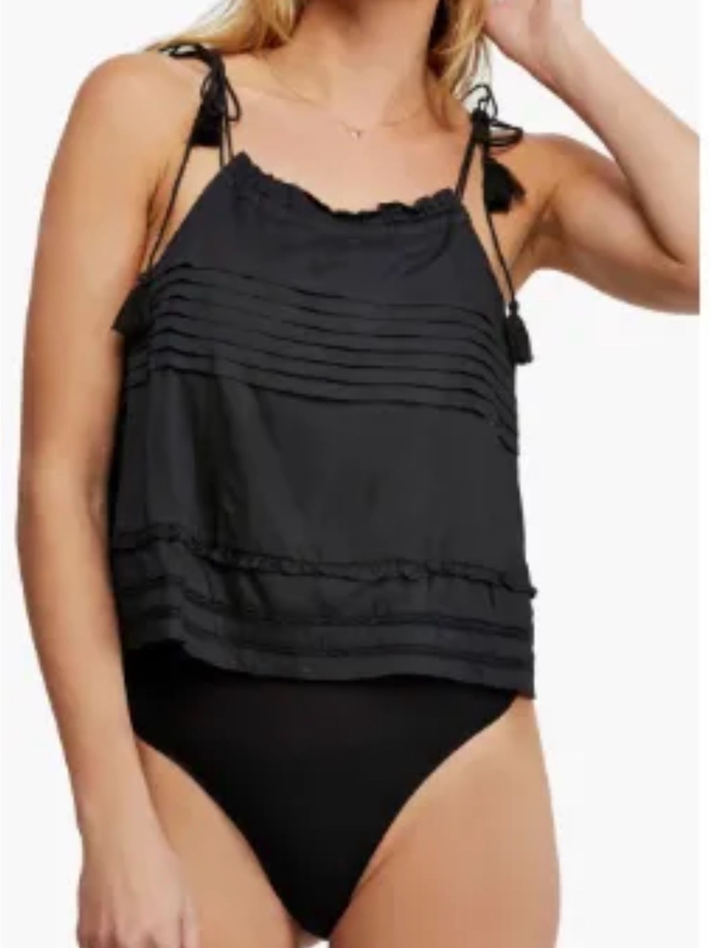Free People Intimately Trust Me Thong Bodysuit